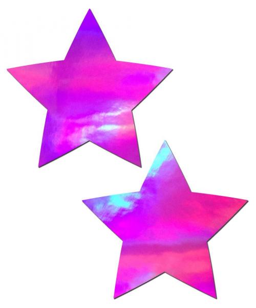 Pastease Hologram Star Pink Pasties O/S