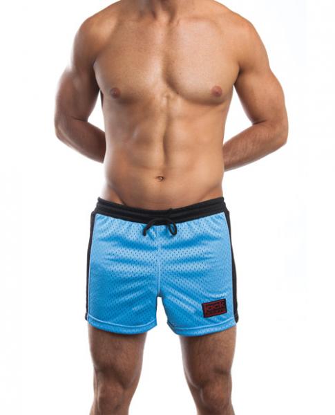 Jack Adams Air Mesh Gym Shorts Sky Blue/Black XL