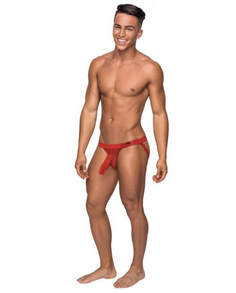 Hoser Stretch Mesh Jockstrap Red L/XL