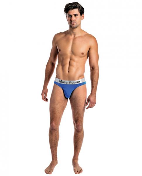 Modal Basics Lo Rise Thong Blue S/M