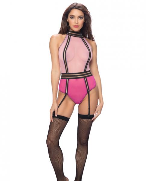 Mesh Teddy Striped Elastic