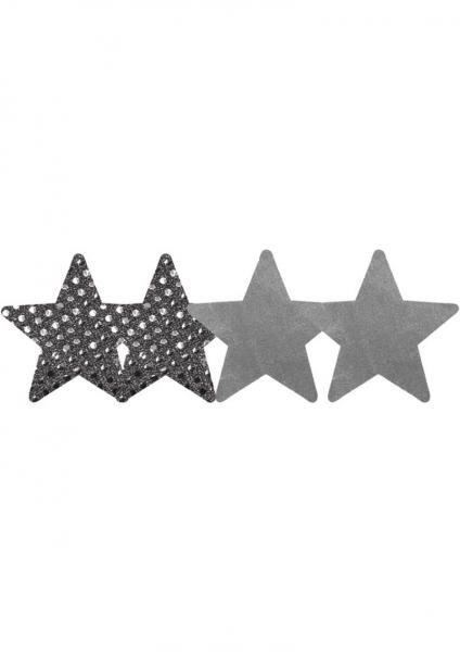 Dark Angel Stars Silver Pack Of 2 Pairs