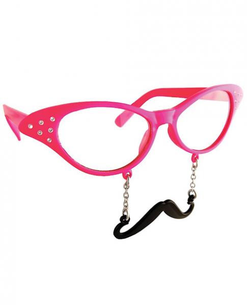 Sun Staches Cat Eye Rhinestones Sunglasses