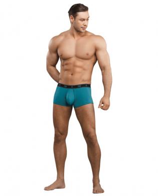 Bamboo low rise pouch enhancer short teal sm