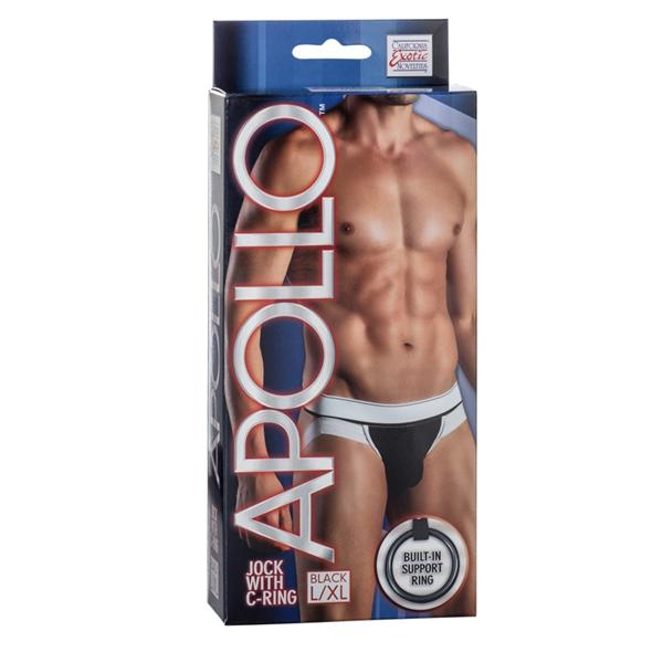 Apollo Jock with C-Ring Black L/XL